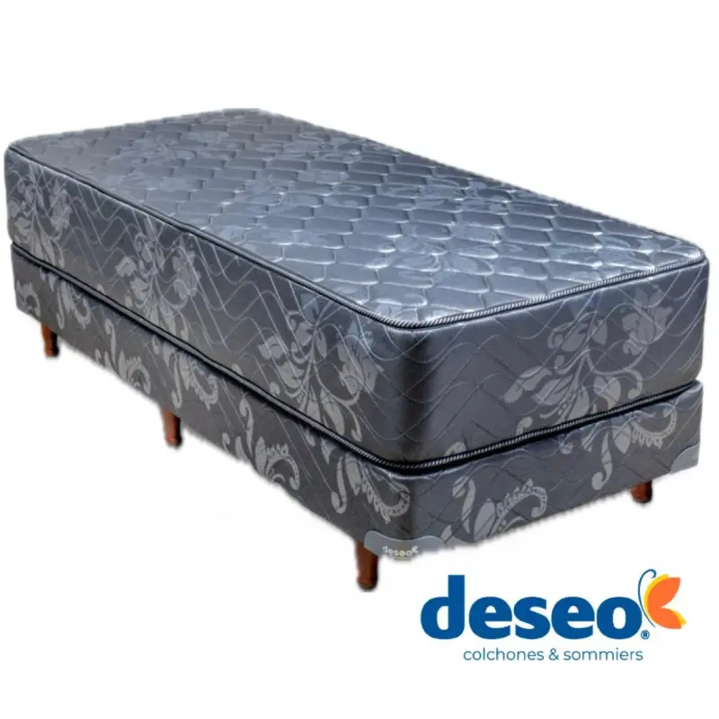 Conjunto ámbar new 30cm resorte DESEO 1 plaza